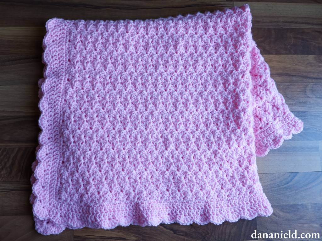 Almost a Caron One Pound Crochet Baby Blanket Pattern